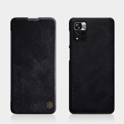 Кожаный чехол-книжка Nillkin Leather Qin для Xiaomi Redmi Note 11 Pro+ 5G global