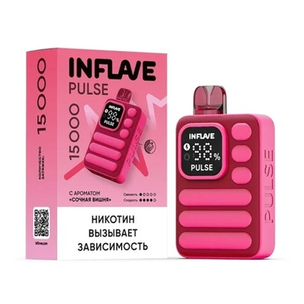 Inflave Pulse Сочная вишня 15000 затяжек 20мг (2%)