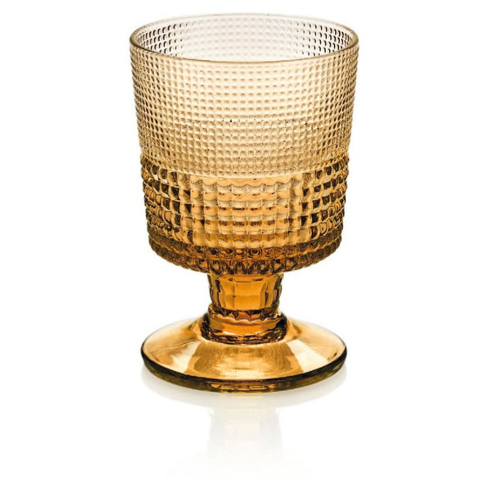 Бокал для воды IVV Темп 240мл янтарный IVV-6804.1-6