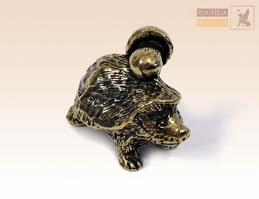 фигурка Ежик с грибом