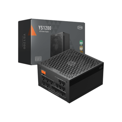 Блок питания PCCooler 1200W, YS1200, Full Modular, 80+ GOLD, ≥92%, Fan 135mm, Черный, P5-YS1200-G1F