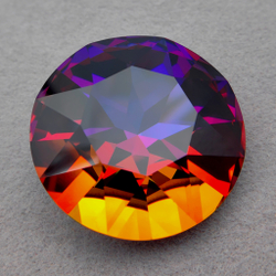 Swarovski 1201 Round FS, Crystal Volcano F