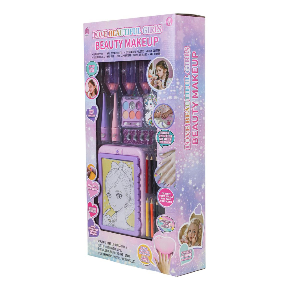 Набор косметики д/девочки, коробка 2635D