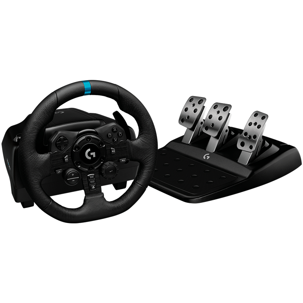 LOGITECH G923 Racing Wheel and Pedals - PC/PS - BLACK - USB