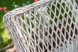 "Латте" плетеное кресло из искусственного ротанга, цвет бежевый