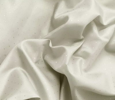 Ткань подкладочная Жаккард, шир. 150 см, 60 гр/м2, 100% п/э, молоко