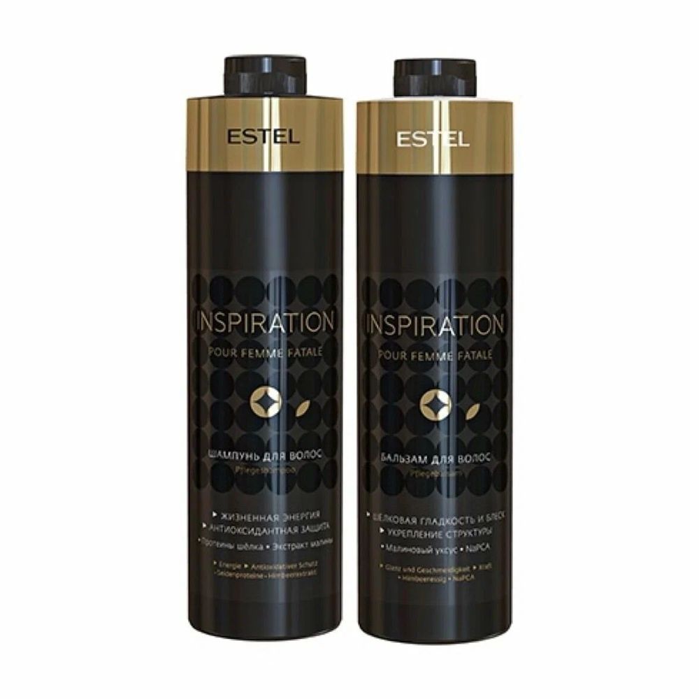 Набор для волос парфюмерный Estel Inspiration (Шампунь 1000 мл + бальзам 1000 мл)