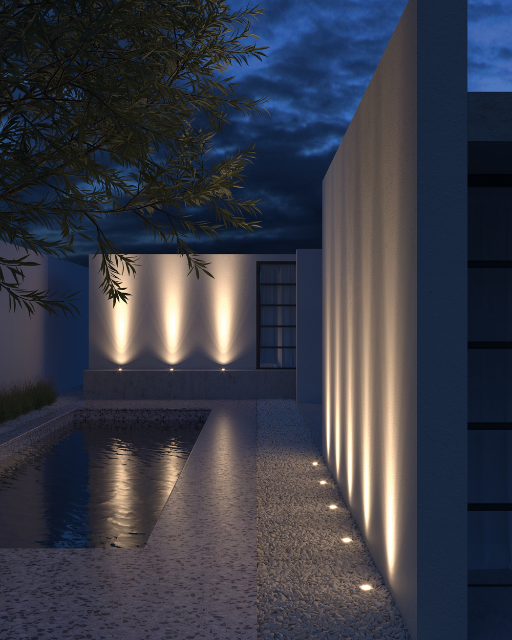 Уличный встраиваемый светильник Outdoor O043DL-01S