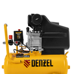 Компрессор воздушный DC1500/24, прямой привод, 1.5 кВт, 24 литра, 220 л/мин Denzel