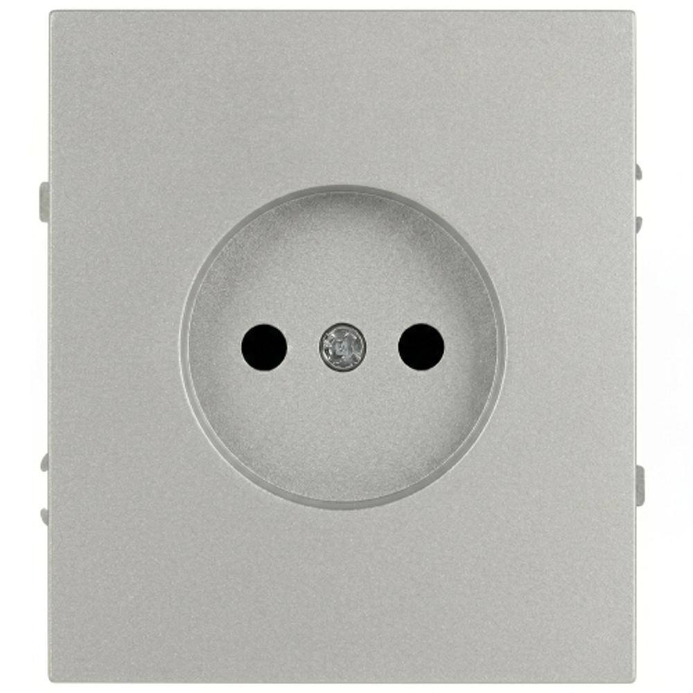 Розетка ЭРА Arktik 16-2106-03 без заземления 2P 16А-250В алюминий | Эра Arktik