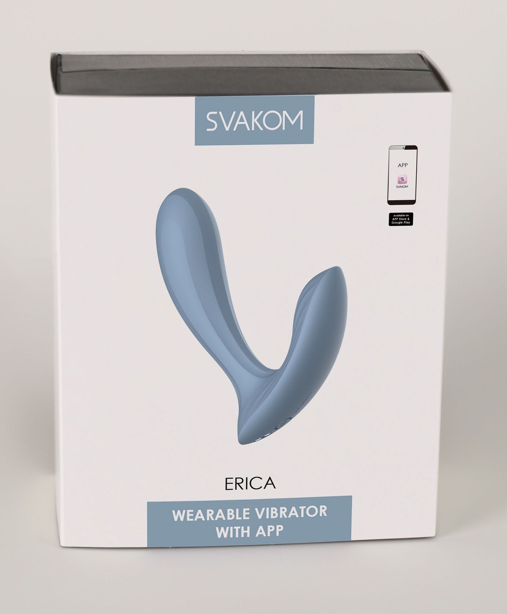 Svakom Erica – Голубой интерактивный вибромассажер с приложением