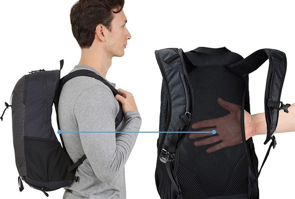 Рюкзак туристический Thule Nanum 18L TNAU118 Hiking Backpack Black (3204515)