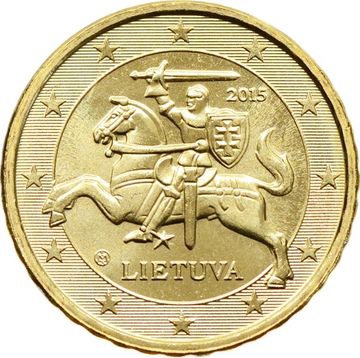 10 евроцентов 2015 Литва (10 euro cent)