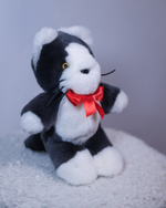 Кот Кузя (темный графит)