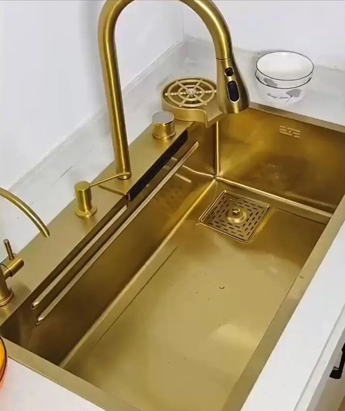 Кухонная мойка Zandini Золото, 680*500*200 Z-23-07