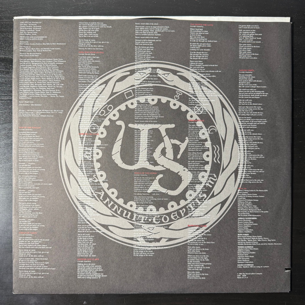 Whitesnake ‎– Slip Of The Tongue (США 1989г.)
