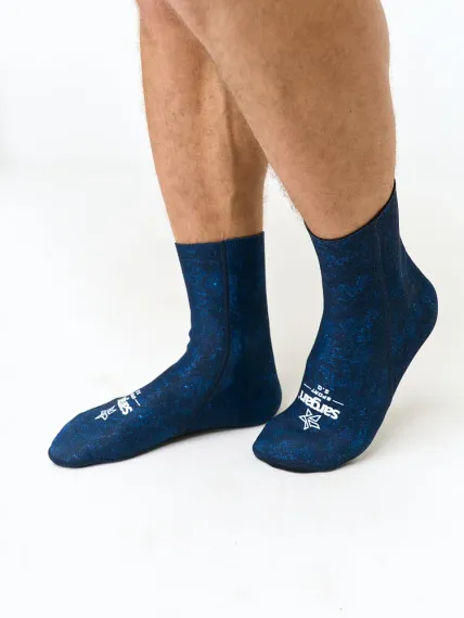 Носки Sargan Sport 1030/MBL 2 мм синий