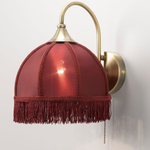 Citilux Базель CL407313 Бра с бордовым абажуром и выключателем