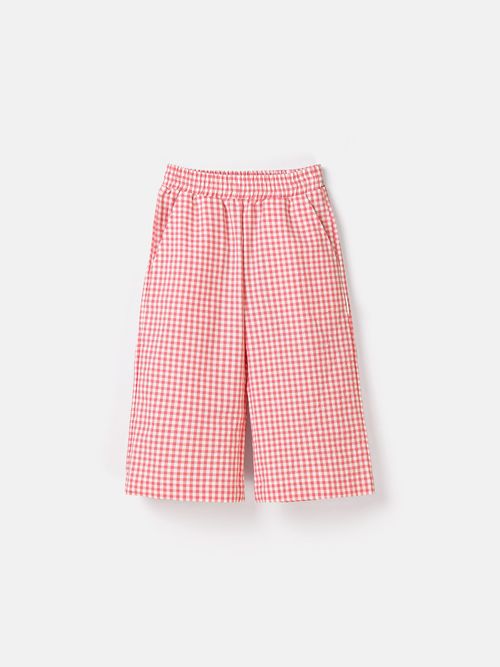 Брюки кюлоты хлопковые 