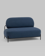 Диван Стоун рогожка синий