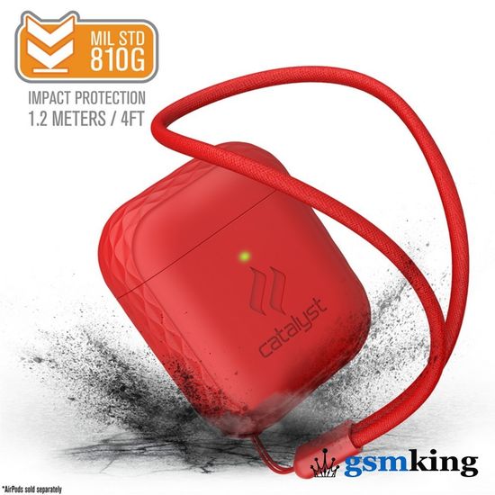 Catalyst Lanyard Case for AirPods 1 | 2 Flame Red (Красный)