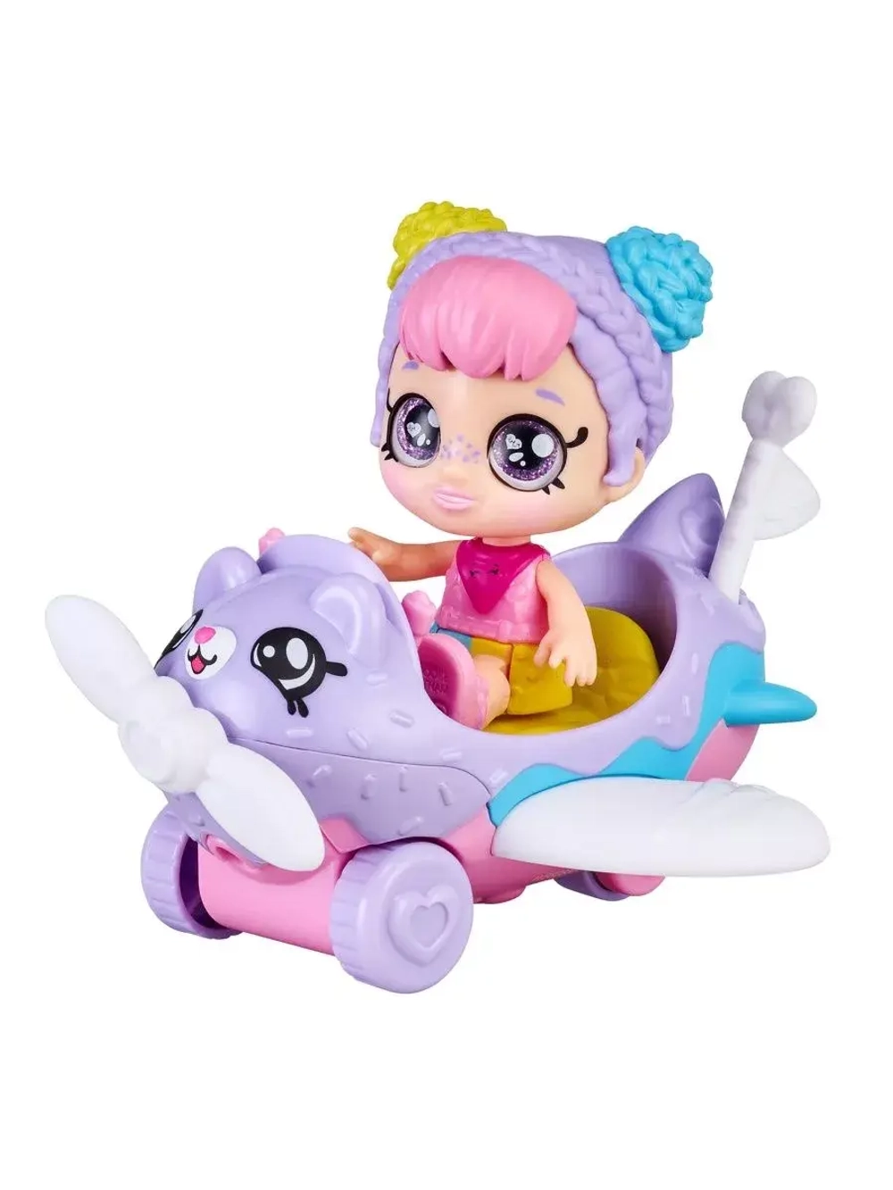 Мини-кукла Рейнбоу Кейт с самолетом Kindi Kids 39760