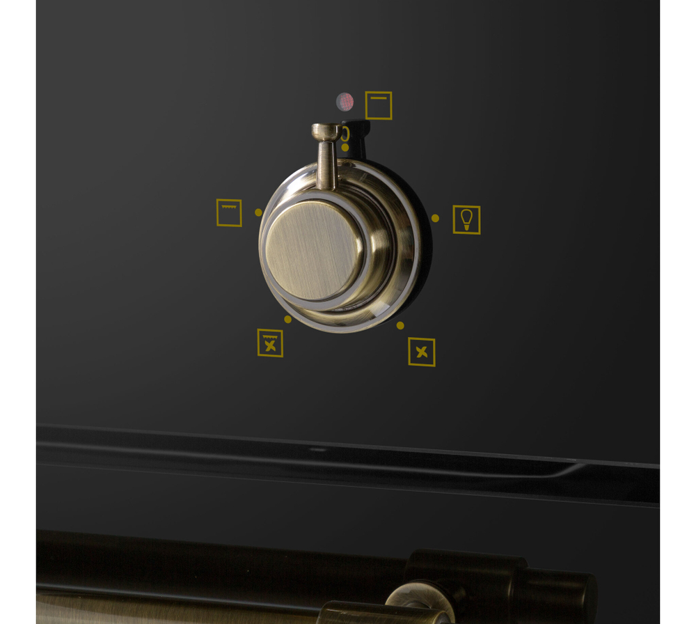 Шкаф духовой газовый MAUNFELD EOGC604RBG.MT (с электрическим грилем) фото 10