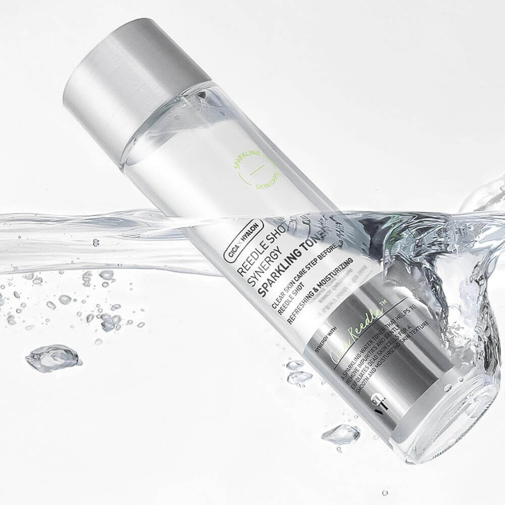 VT Cosmetics Reedle Shot Synergy Sparkling Toner тонер с микроиглами и газированной водой