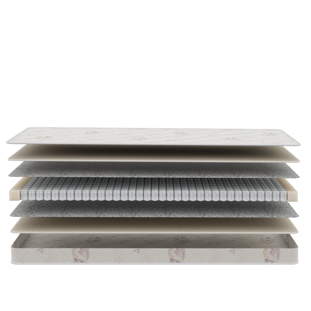 Матрас Мир матрасов детский Young, пружинный, средняя жесткость 90х190