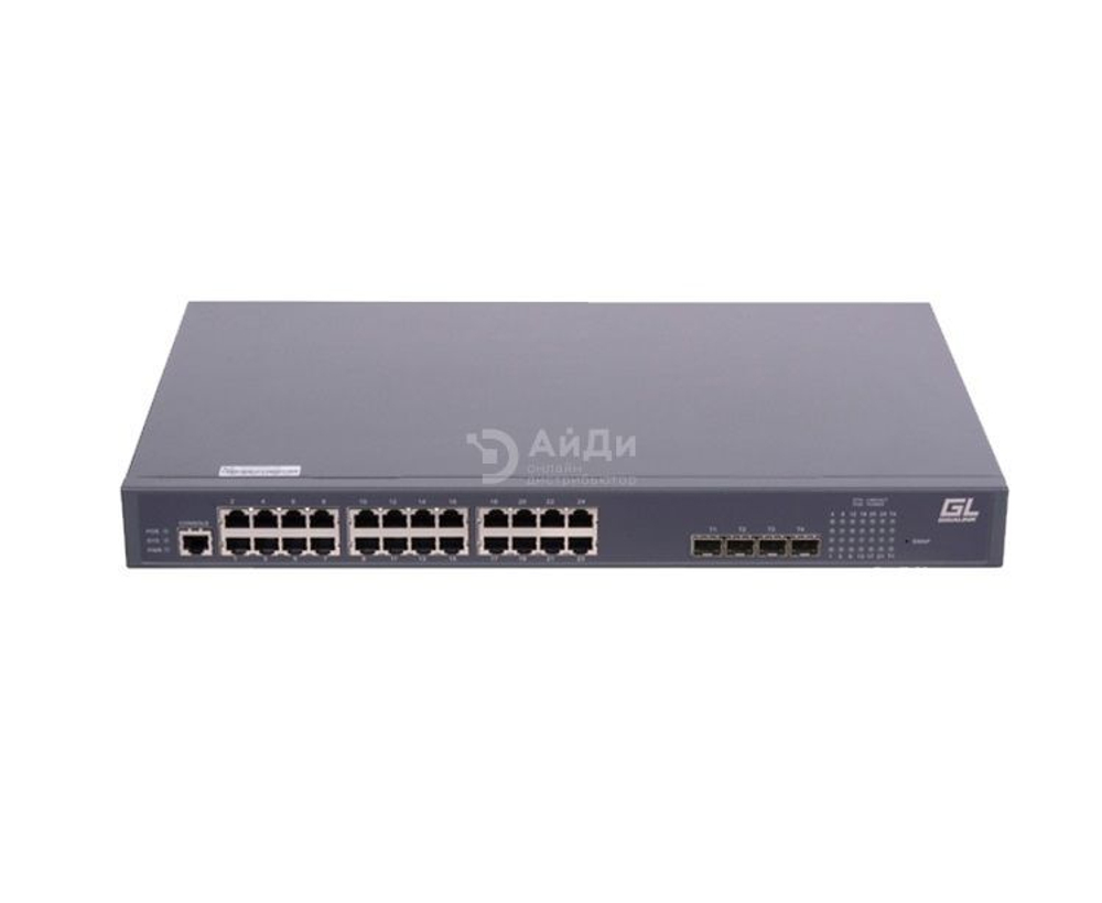 Коммутатор GIGALINK GL-SW-G204-28P