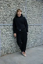 Худи Hook Утяжка Лого черное