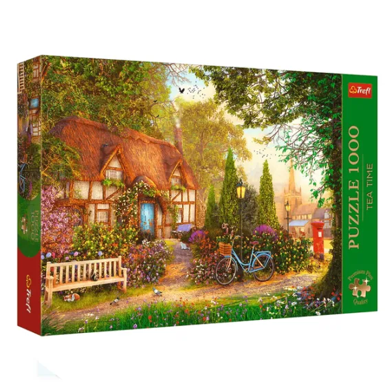 Puzzle Premium Plus Quality 1000 el. Tea Time: Thatched Cottage