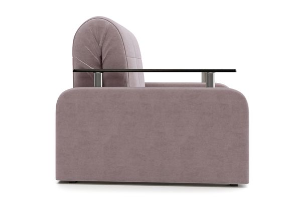 Кресло Денвер 0,8 - Velutto 22 коричневый/  коричневая накладка