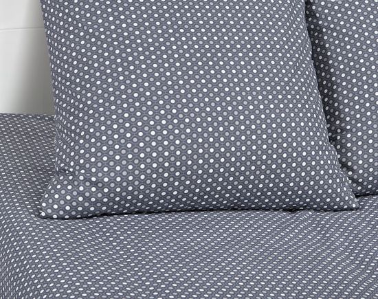 Двуспальный с европростынёй комплект постельного белья Феникс поплин Зима-Лето