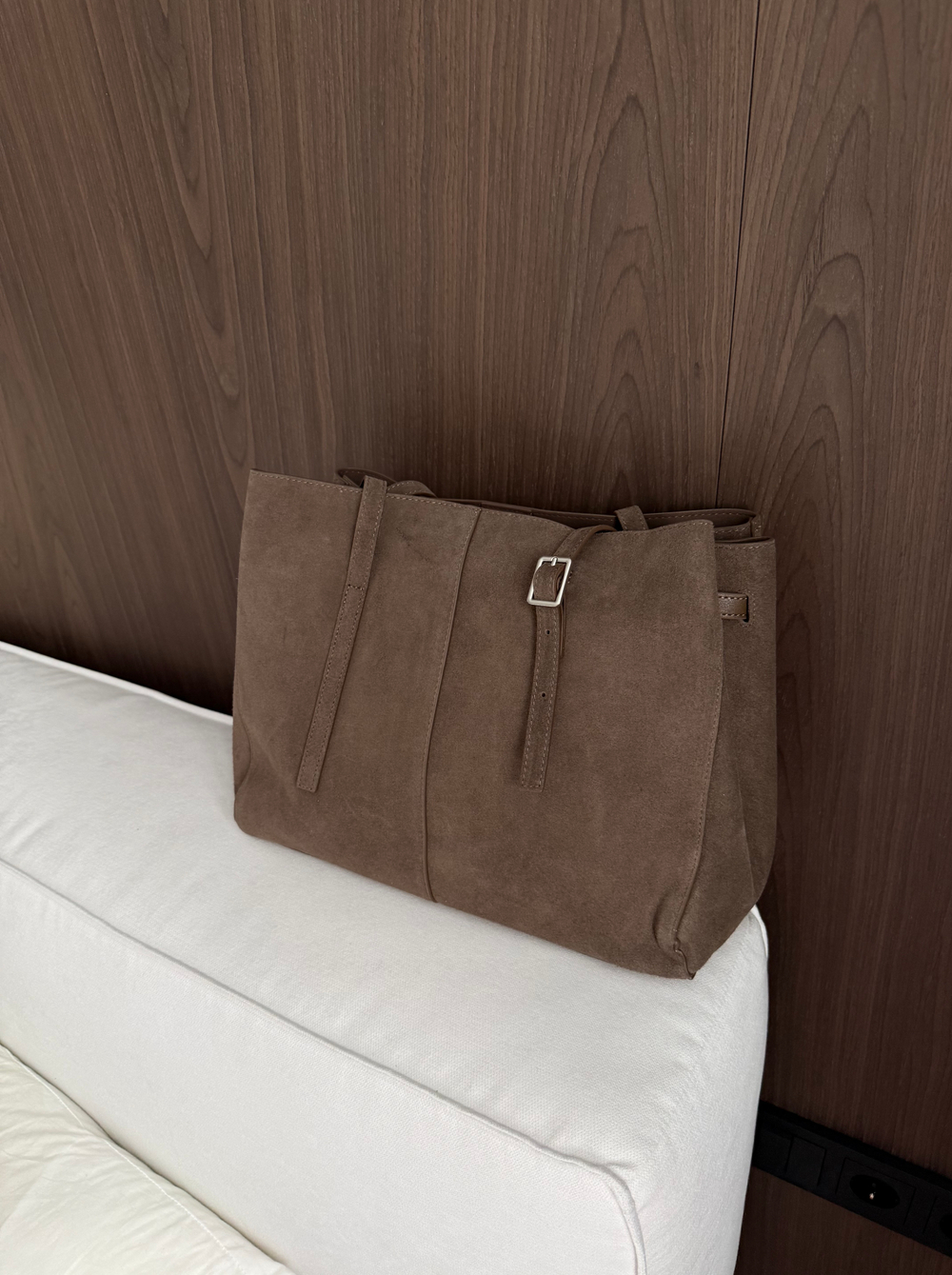 Сумка из натуральной замши