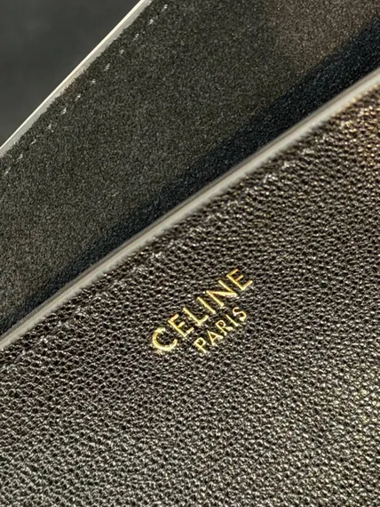 Сумка CELINE SOFT TRIOMPHE BESACE IN SUPPLE SHINY LAMBSKIN