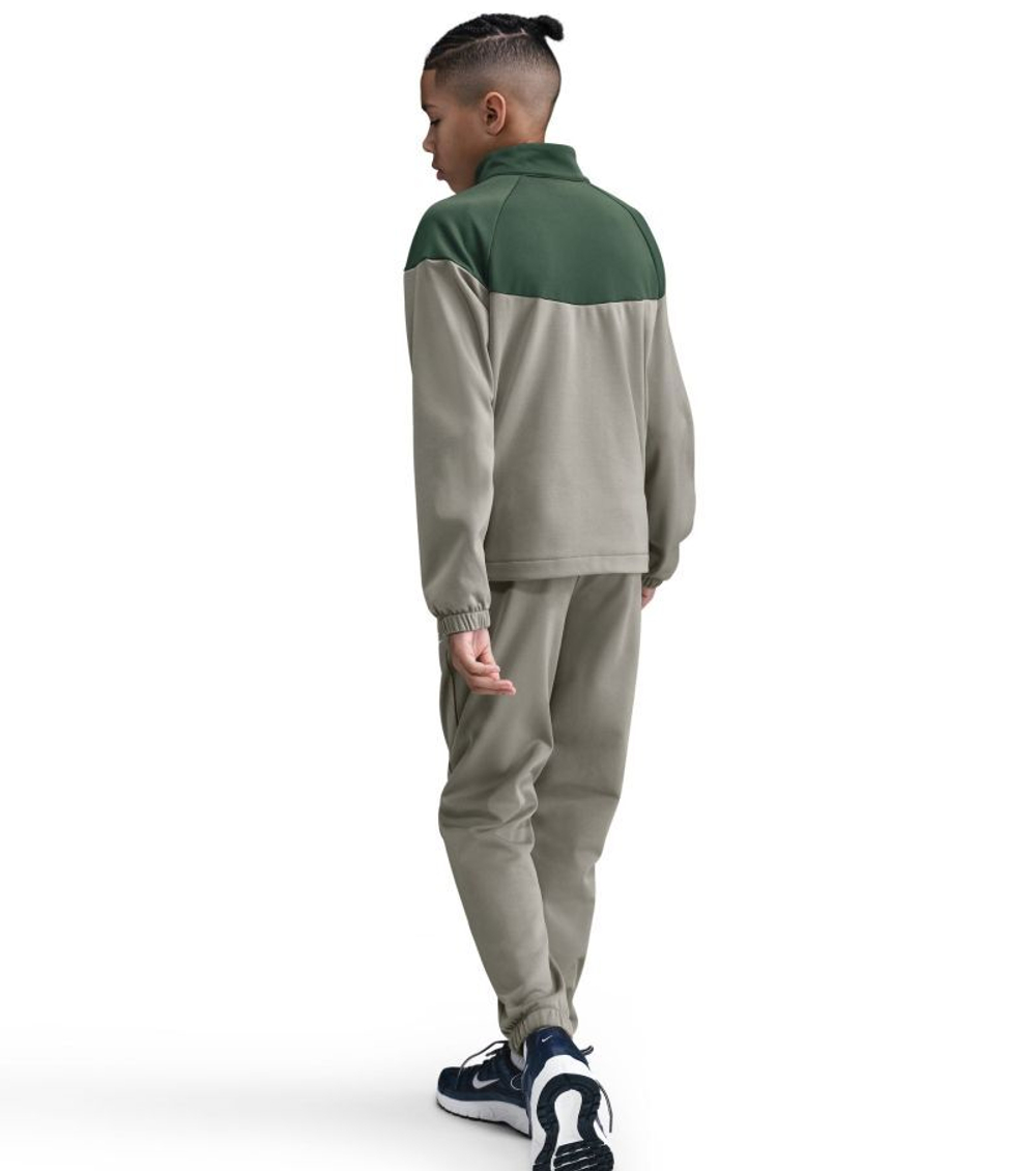 Boys' Спортивный костюм Nike Kids Dri-Fit Poly Knit Full Zip - light army/fir/white