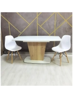 Стол кухонный обеденный раздвижной 140х80х75 см