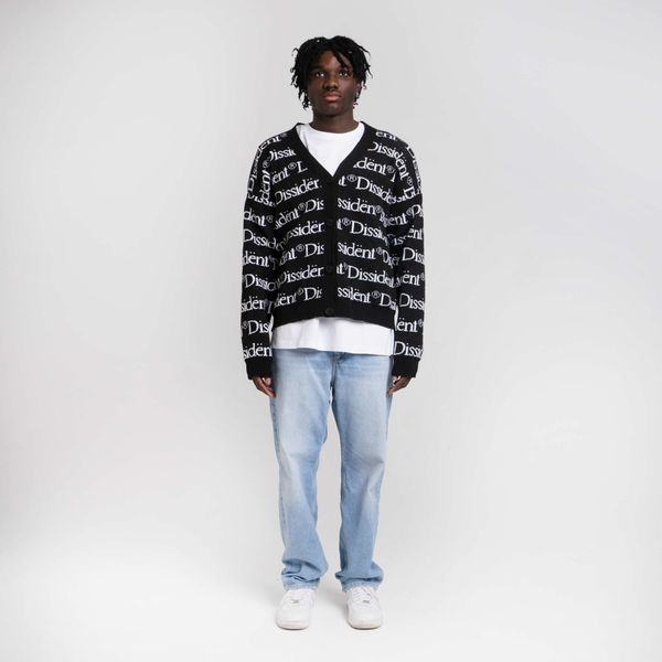 Кардиган Logo Pattern Черный - фото 6