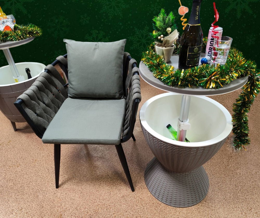 Стол пластиковый мини-бар Tagliamento Belle Cool Bar, тортора