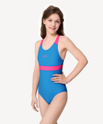 Купальник для плавания Triumph Blue/Pink, полиамид, подростковый