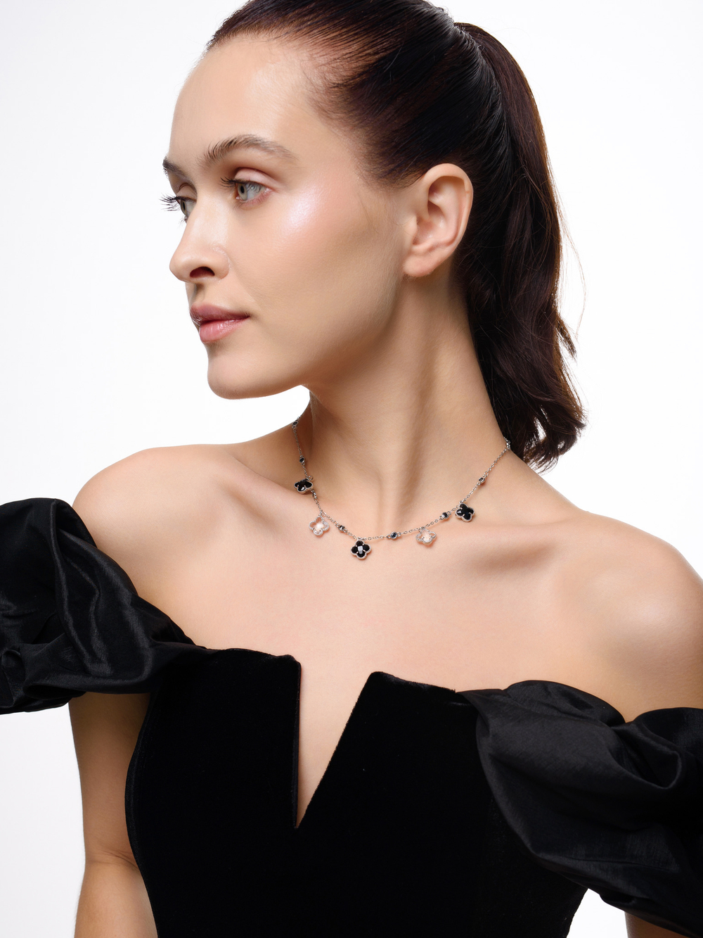 Колье "Night Waltz" Silver