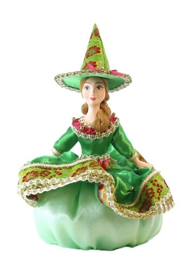 Кукла коллекционная "Солнечная фея". Игольница