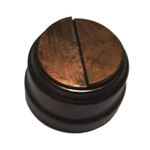 Ретро выключатель 2-клавишный, пластик, Медь, Retro Design bu0002rd-м / 2 группы света
