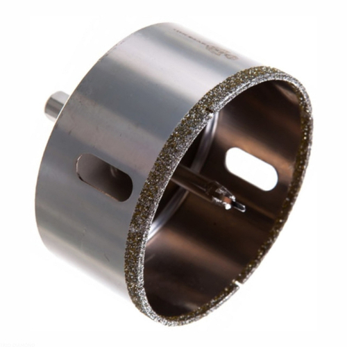 Коронка алмазная по керамике и кафелю с центрирующим сверлом 85мм  400085