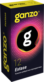 Презервативы GANZO Extase точечно-ребристые №12 1049GZ