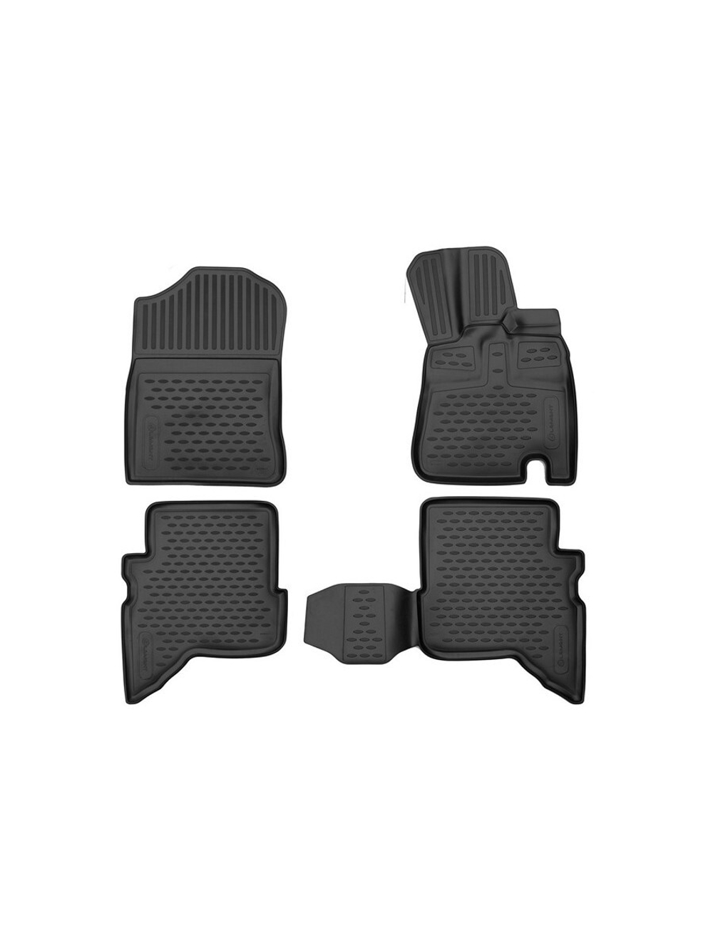 Коврики в салон для TOYOTA Rush I, 2006 - 2016 правый руль, 4 шт. (полиуретан) ELEMENT3DA35027210