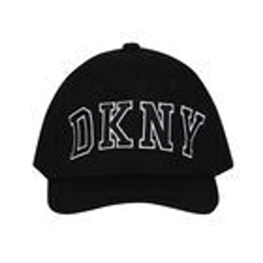 Бейсболка DKNY Черный/Вышивка: черно-белый логотип (*)