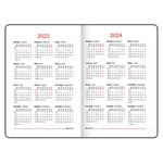 Ежедневник датированный 2023 А5 138x213 мм BRAUBERG "Holiday", под кожу, "зеркальный", зеленый, 114026