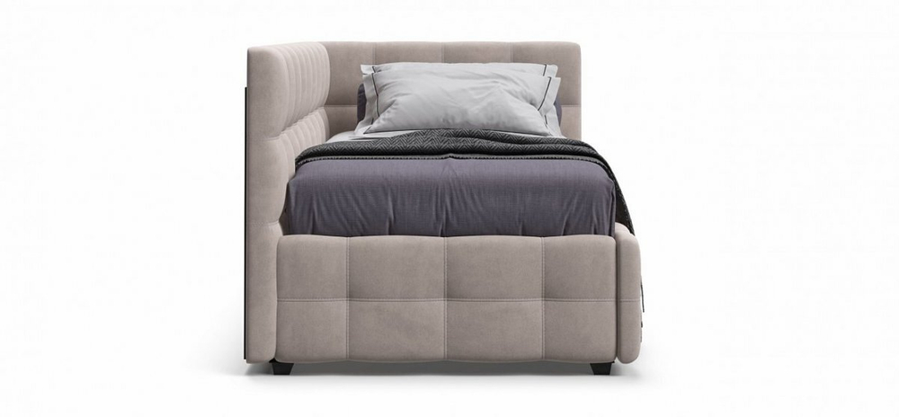 Кровать Босс мини велюр Monolit латте